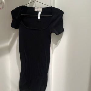 Black T shirt mini dress